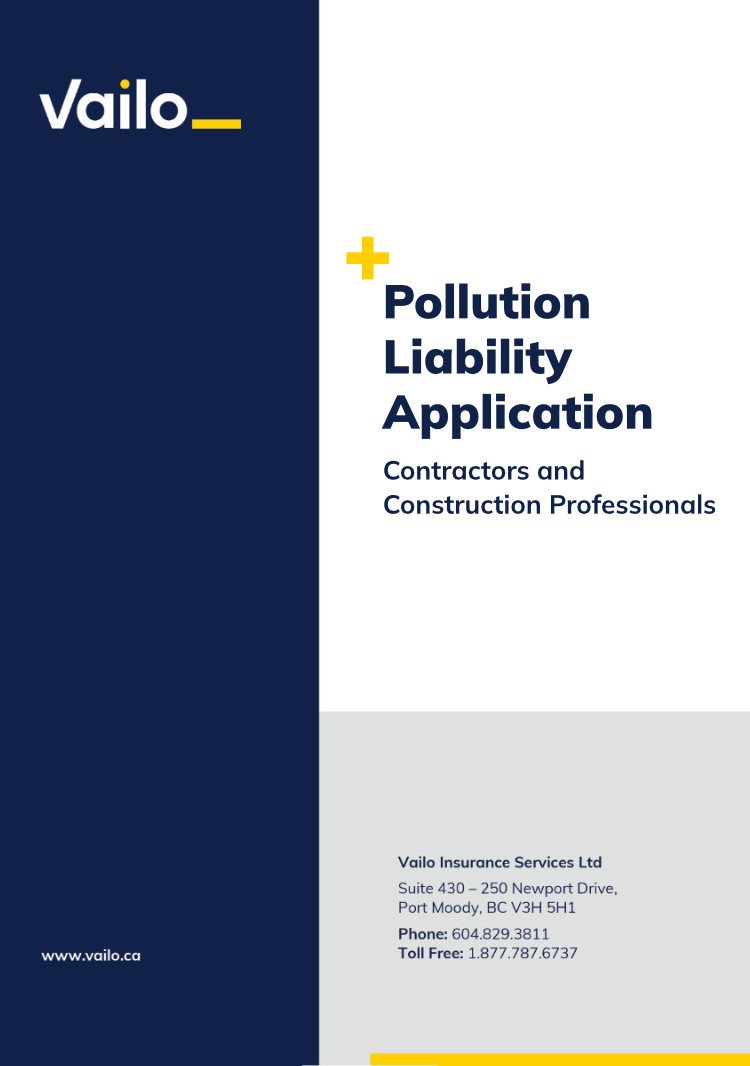 Pollution Liability Application