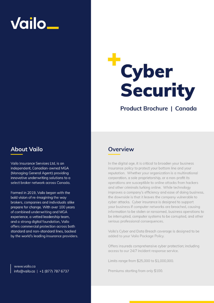 Cyber Security Product Brochure